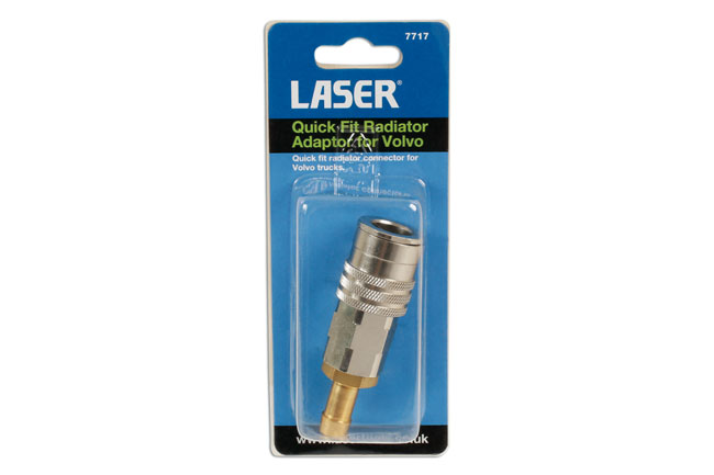Laser Tools 7717 Quick Fit Radiator Adaptor - for Volvo