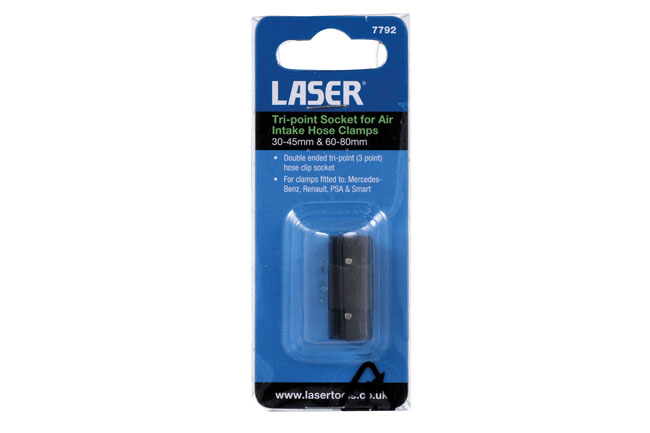 Laser Tools 7792 Tri-point Socket for Air Intake Hose Clamps