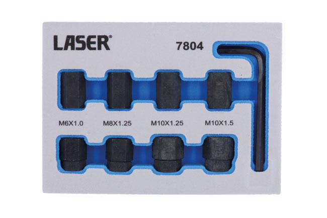 Laser Tools 7804 Stud Remover & Installer 9pc