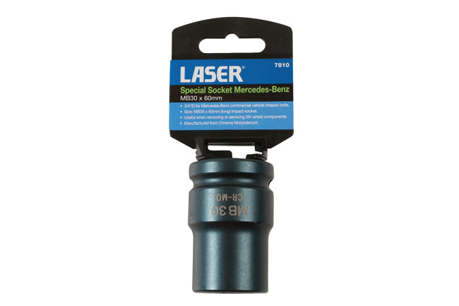 Laser Tools 7810 Special Socket MB30 x 60mm - for Mercedes-Benz