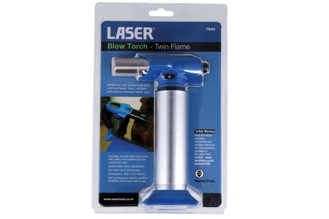 Laser Tools 7940 Twin Flame Blow Torch