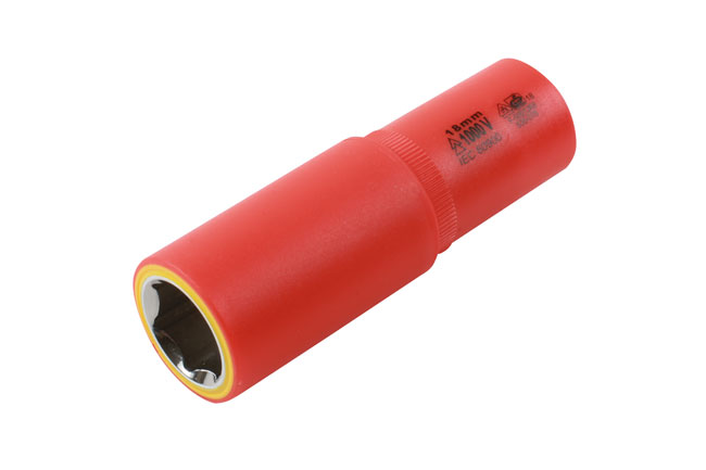 Laser Tools 7956 Deep Insulated Socket 1/2"D 18mm