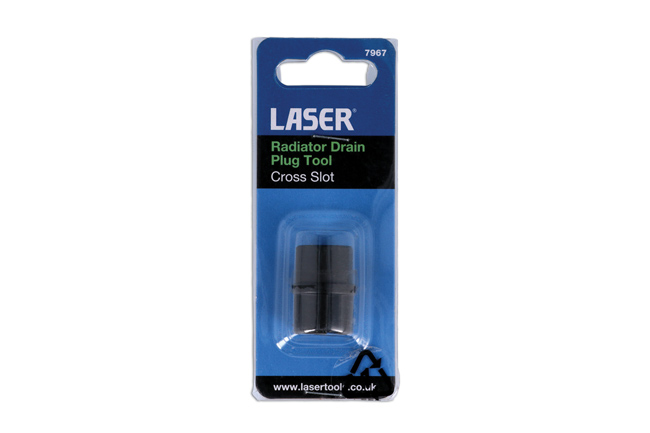 Laser Tools 7967 Radiator Drain Plug Tool - Cross Slot