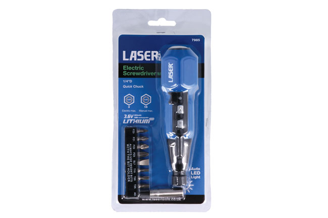 Laser Tools 7985 Electric Screwdriver Set 11pc