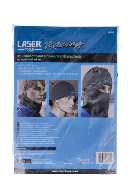 Laser Tools 8065 Multifunctional Snood/Hat/Balaclava