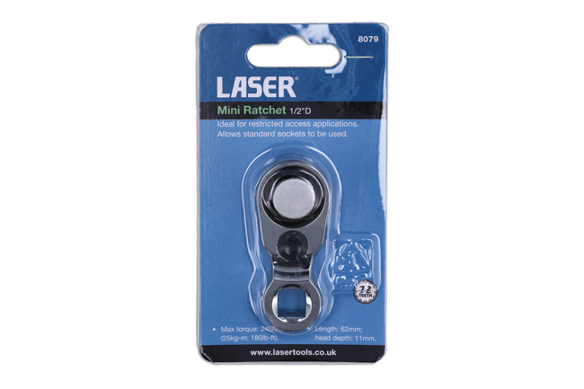 Laser Tools 8079 Mini Ratchet 1/2"D