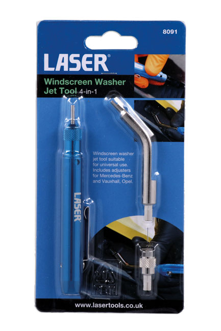 Laser Tools 8091 Windscreen Washer Jet Tool 4-in-1