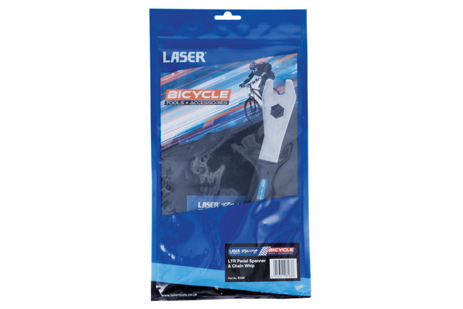 Laser Tools 8163 LTR Pedal Spanner & Chain Whip