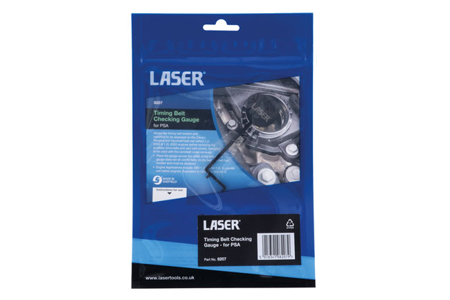 Laser Tools 8207 Timing Belt Checking Gauge - for PSA