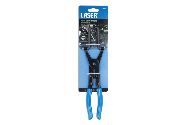 Laser Tools 8259 Fuel Line Pliers, Swivel Jaws