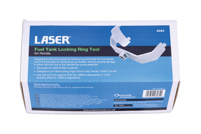 Laser Tools 8284 Fuel Tank Locking Ring Tool - for Honda