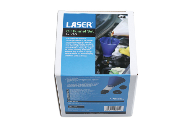 Laser Tools 8301 Oil Funnel Set - for VAG