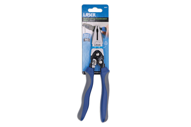 Laser Tools 8327 High Leverage Combination Pliers 225mm