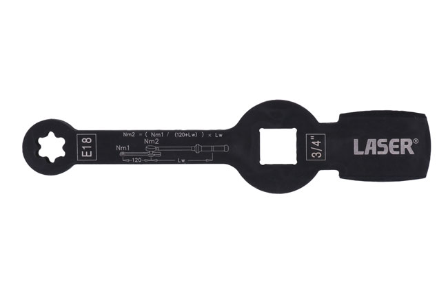 Laser Tools 8341 Brake Caliper Wrench E18 - HGV