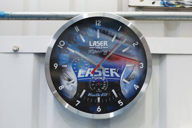 Laser Tools 8346 Laser Tools Racing Wall Clock