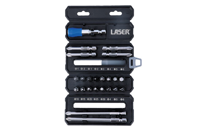 Laser Tools 8424 Portable Power Tool Bit Set 23pc