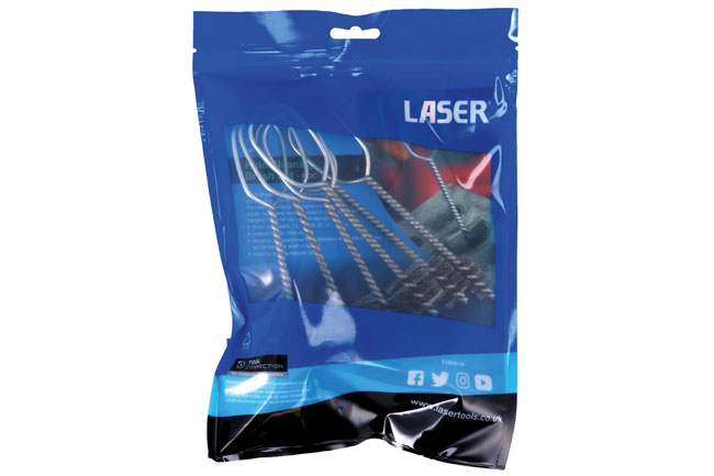 Laser Tools 8476 Hole Cleaning Brush Set 6pc