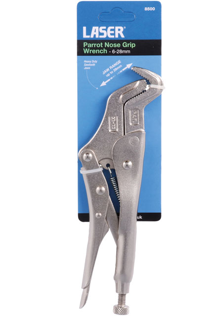 Laser Tools 8500 Parrot Nose Grip Wrench 6-28mm