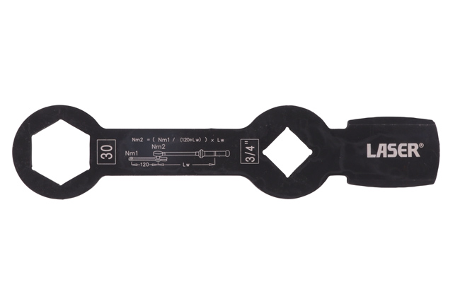 Laser Tools 8537 HGV Brake Caliper Wrench 30mm