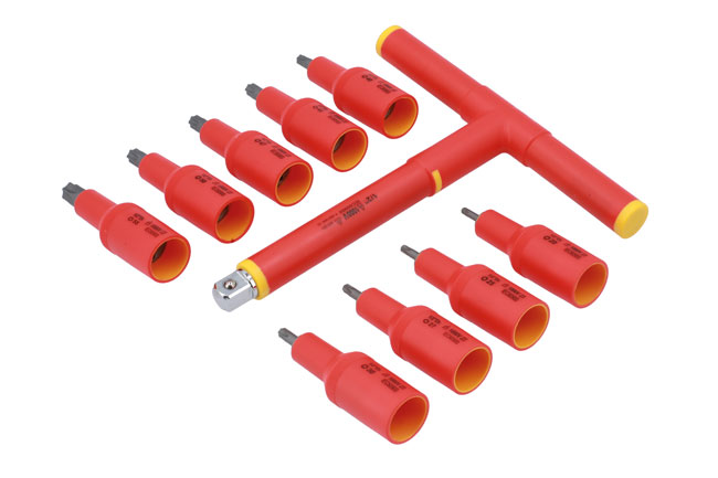 Laser Tools 8560 Insulated Star Bit Set 1/2"D 10pc
