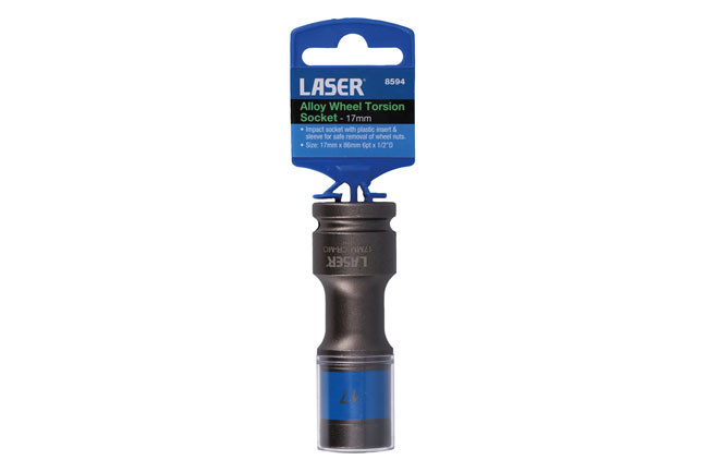 Laser Tools 8594 Alloy Wheel Torsion Socket 17mm