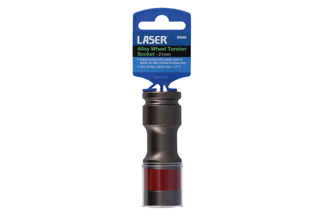 Laser Tools 8596 Alloy Wheel Torsion Socket 21mm