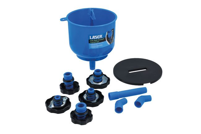 Laser Tools 8638 Anti Spill Coolant Funnel Set
