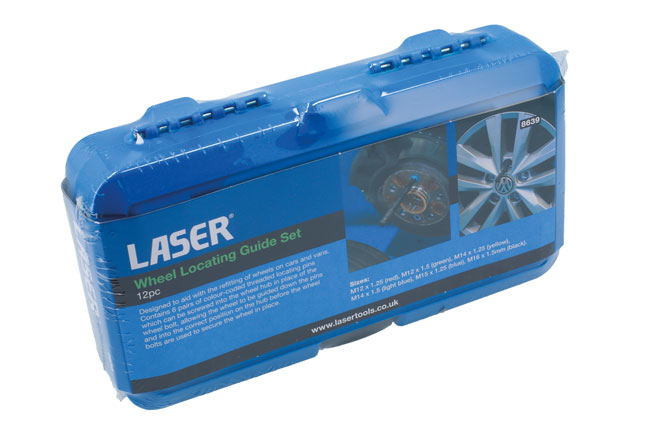 Laser Tools 8639 Wheel Locating Guide Set 12pc