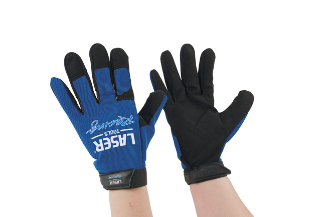 Laser Tools 8707 Laser Tools Racing Mechanics Gloves - Medium