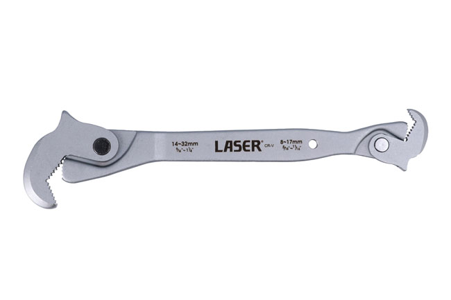 Laser Tools 9257 Double Headed Adjustable Wrench - 8 to 32mm