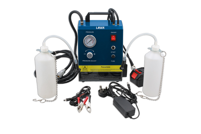 Laser Tools 9315 Brake & Clutch Pressure Bleed Kit inc Master Cylinder Caps