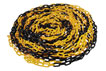 61238 Plastic 6mm Chain 25m (Black/Yellow)