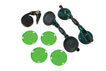 7696 Windscreen Twin Suction Cup Handle Set