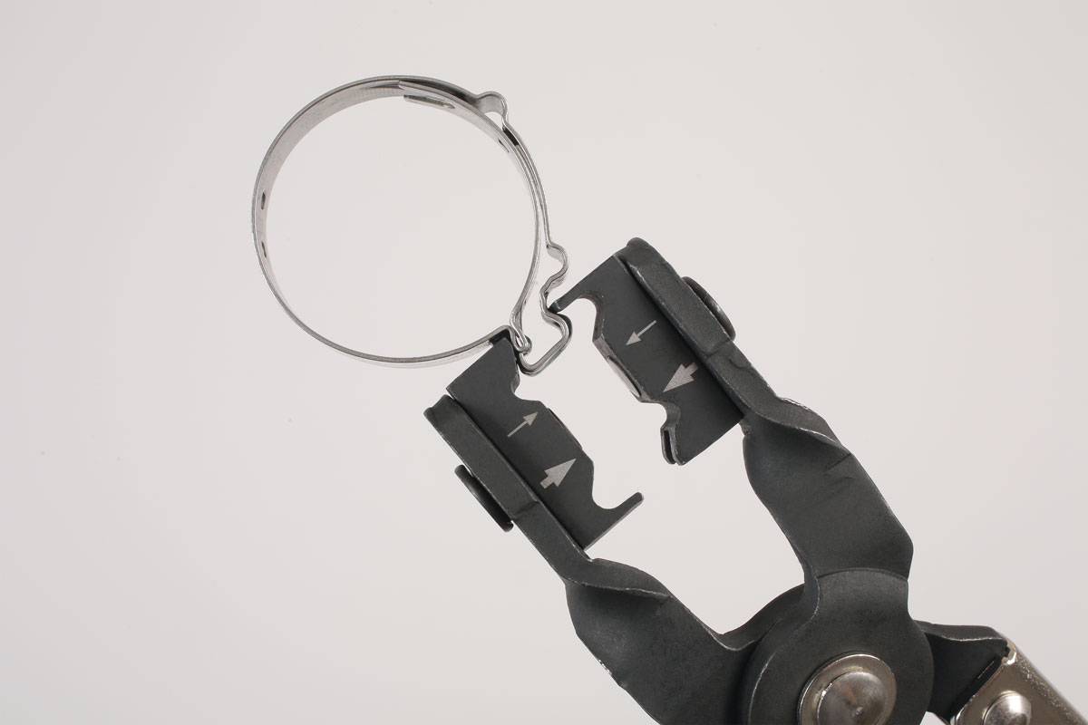 Laser Tools 4231 Hose Clamp Pliers Angled, Swivel Jaws