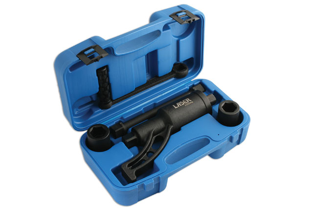 No compressed air supply? Tight wheel nuts? No problem!