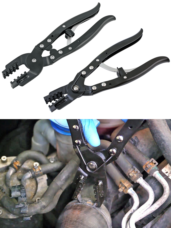 Just the thing for difficult to access hose clamps.