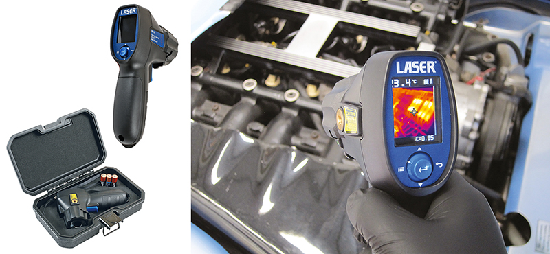 New easy to use and highly sensitive Thermal Imaging Camera also features a UV leak detector