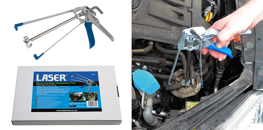 Ensure that your VAG fuel filters seal correctly every time with this new design of filter compressor 