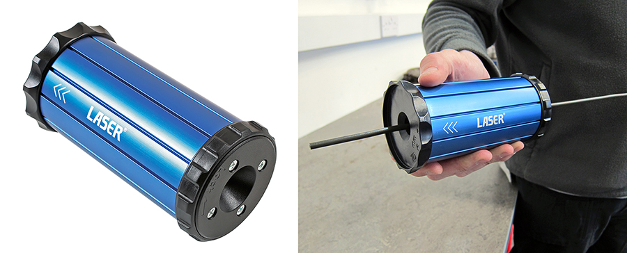 Versatile and easy to use brake pipe and tube straightener