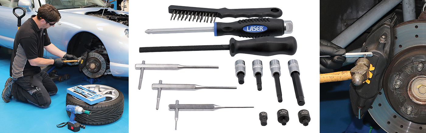 Comprehensive new brake servicing kit 