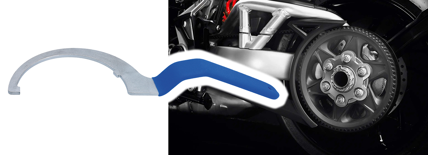 Ducati X Diavel belt tension adjustment wrench