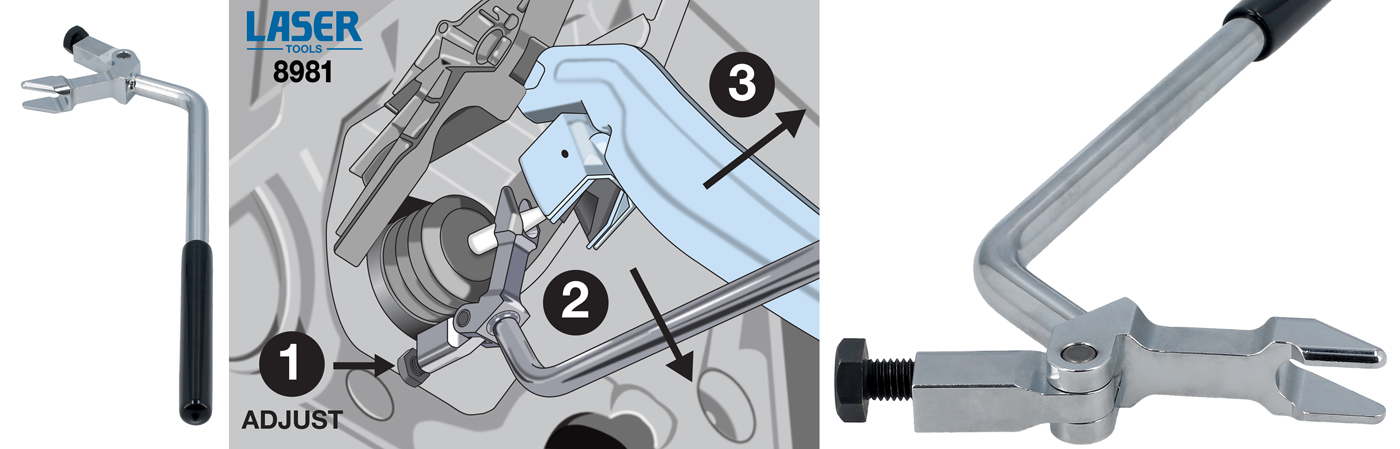 Laser Tools introduces a brake pedal release tool for specific BMW models