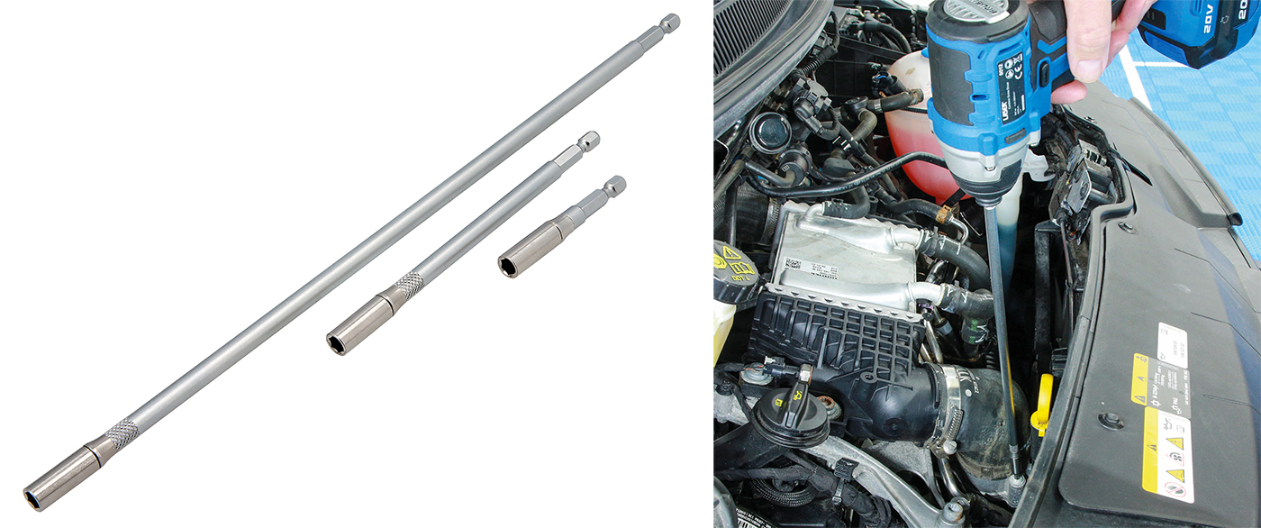 New stainless steel bit holder set from Laser Tools combines strength and corrosion resistance