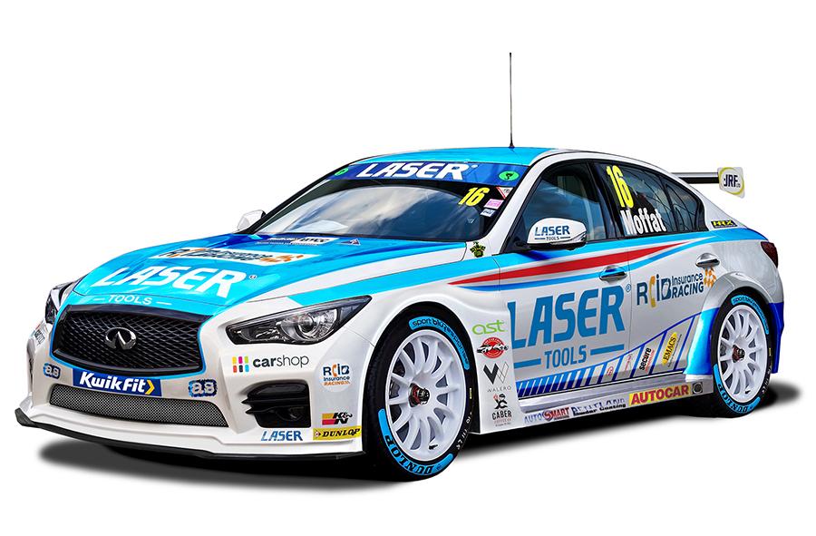 Laser Tools Racing driver Aiden Moffat changes to a newly developed Infiniti Q50