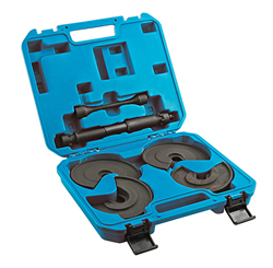 Internal type spring compressor for difficult to access coil springs