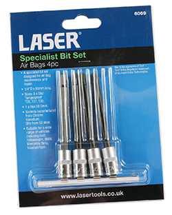 Specialist airbag removal bit set