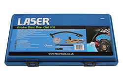 Easy to use brake disc run-out kit