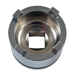 Motorcycle swinging arm castle nut sockets