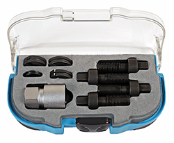 Repair damaged threads on wheel studs and hubs quickly and easily