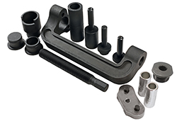 Fast and effective in situ removal and installation of HGV wheel studs with this new kit